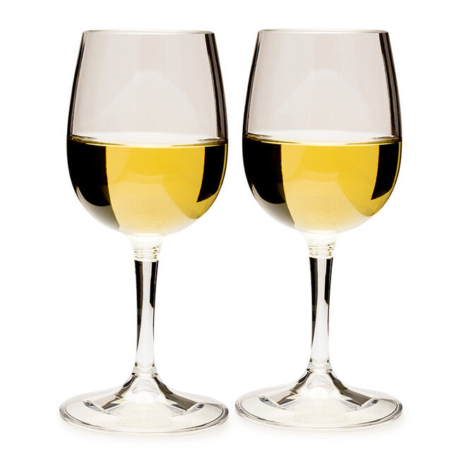 GSI Outdoors Nesting Collapsible Wine Cups, 2 × 275 ml, White