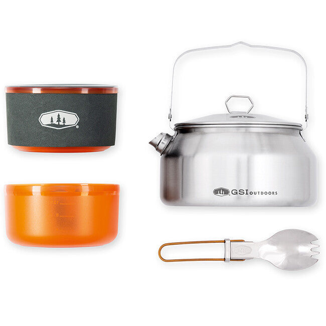 GSI Outdoors Glacier Ketalist komplet za kuhanje za eno osebo, 1 l