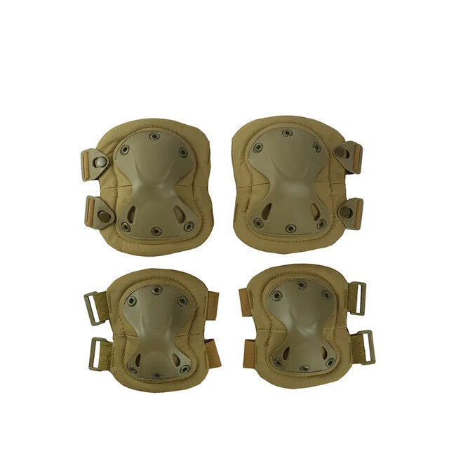 Dragowa Tactical Knee and Elbow Pads, Khaki