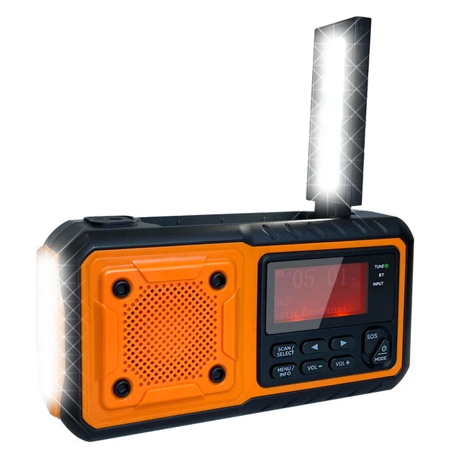 Liber Montis Sonus Multifunctional DAB/DAB+ FM Radio with Bluetooth 5.1 and SOS Function