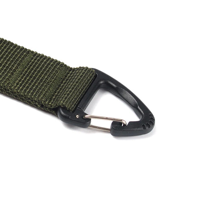 DRAGOWA Tactical Basecamp Reversible Carabiner, Khaki