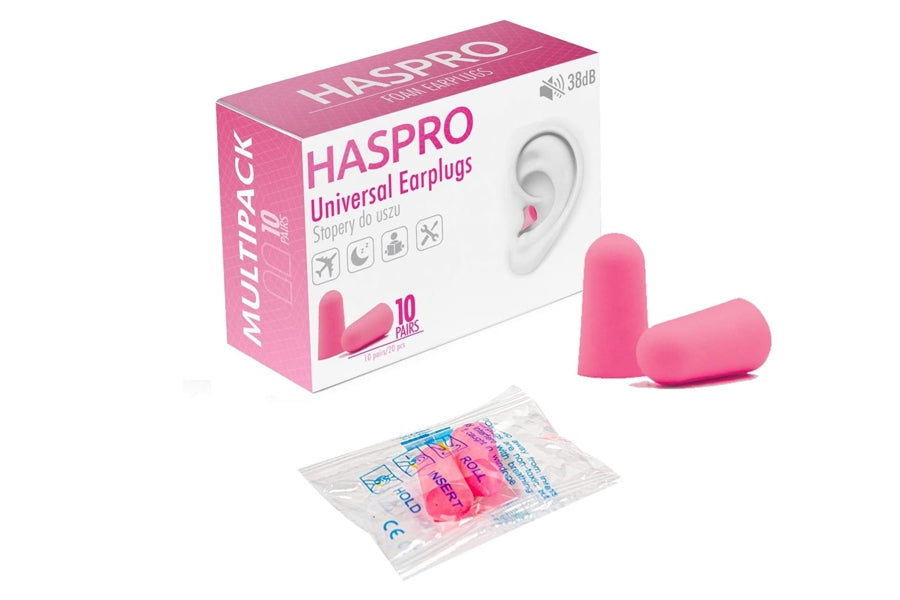 HASPRO MULTI10 ušesni čepki, rožnati