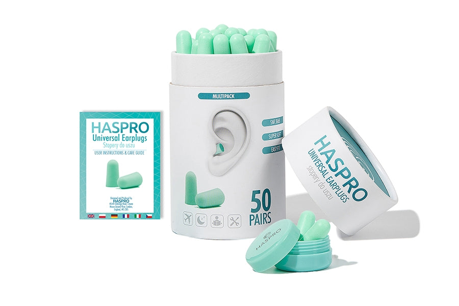 HASPRO TUBE50 ušesni čepki, mentolovi