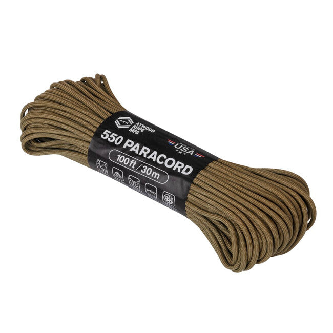 Helikon-Tex 550 Paracord, Coyote (100 čevljev)
