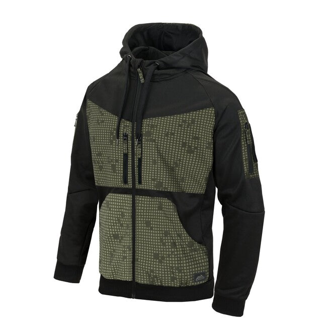 Helikon-Tex ROGUE HOODIE jakna, črna/desert night camo
