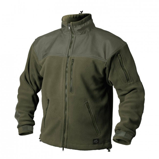 Helikon-Tex Classic Army ojačana flisasta softshell jakna, olivno zelena