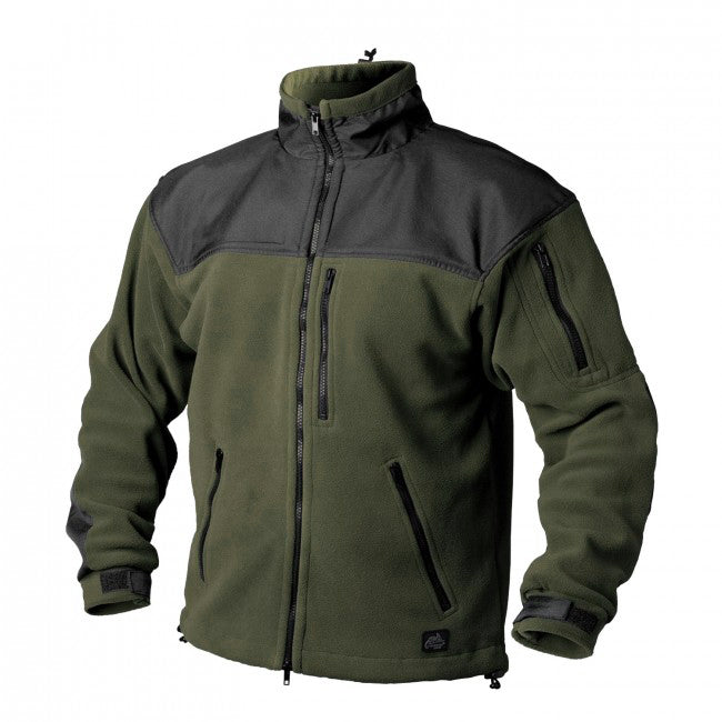 Helikon-Tex Classic Army stisnjena flisasta olivno-črna jakna