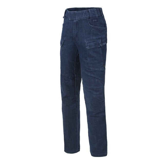 Helikon-Tex UTP Resized mestne hlače taktične ženski Denim Stretch Mestske, Marine Blue