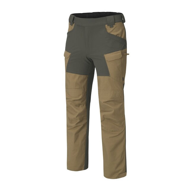 Helikon-Tex HYBRID OUTBACK hlače Dura Canvas DuraCanvas, Coyote / Taiga Green