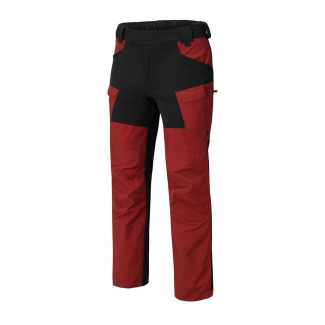 Helikon-Tex HYBRID OUTBACK hlače Dura Canvas DuraCanvas, Crimson Sky / Black