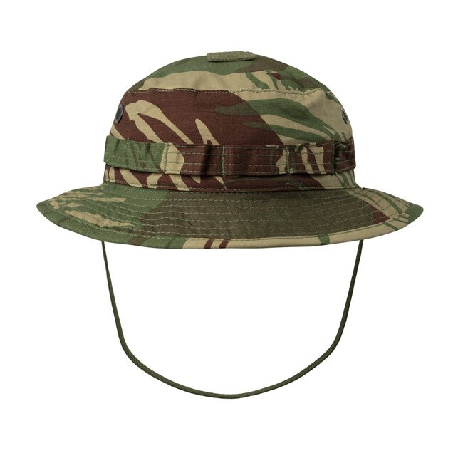 Checking my glossary: ušianka is in specific type (winter hat with flaps). For in general boonie hat, the appropriate Slovenian word is "klobuk" (general hat) but in tactical context