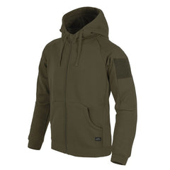 Helikon-Tex mestna pulover taktična FullZip, zelena