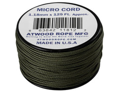Helikon-Tex Micro Cord 125FT Paracord, 37.5 Meters, Olive Drab