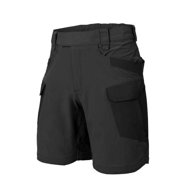 Helikon-Tex OTS 8.5" kratke hlače VersaStretch za prostem Versa Stretch Lite, Ash Grey / Black