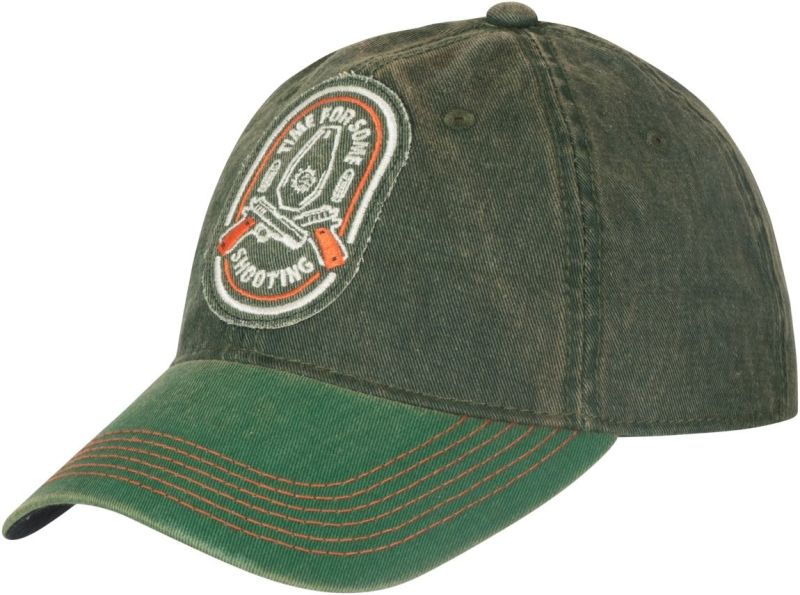 Helikon-Tex Shooting Time kapa Dirty Washed Cotton, Dirty Washed Dark Green / Kelly