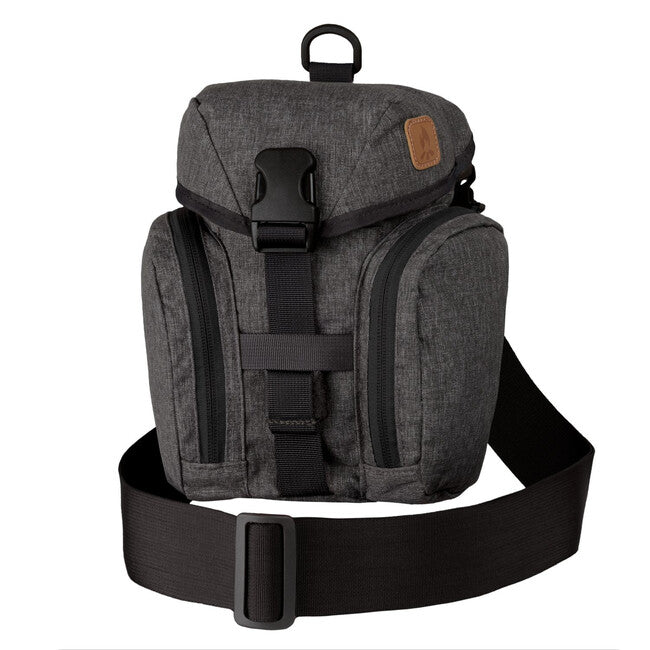 Helikon-Tex ESSENTIAL KITBAG® torba čez ramo najlonsko-poliesterska zmes melanž črno-siva