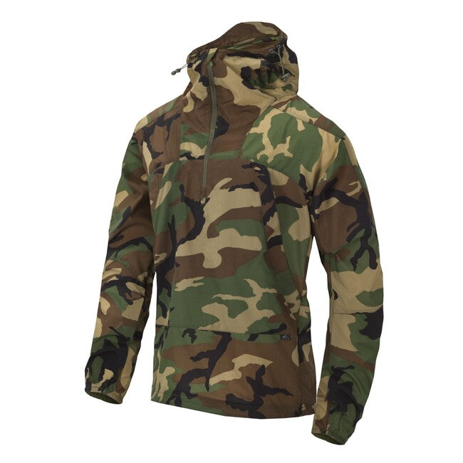 Helikon-Tex WINDRUNNER vetrovka WindPack Najlon, US Woodland