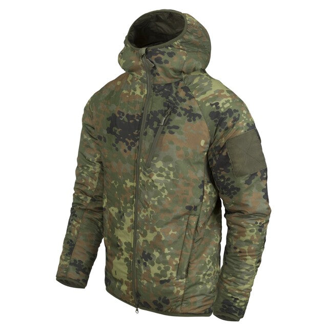 Helikon-Tex WOLFHOUND jakna s kapuco Climashield Apex, Flecktarn
