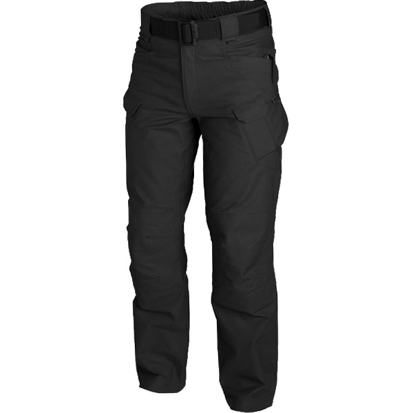 Helikon-Tex Urban Tactical črne hlače Rip-Stop polycotton