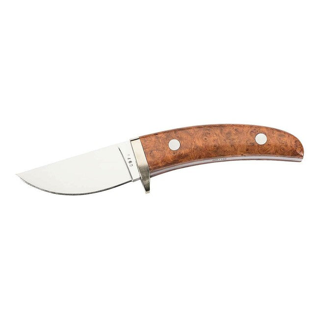 Herbertz 150 Jahre trden nož Gürtelmesser obletnica 7cm, rjava, les, usnjeni tok