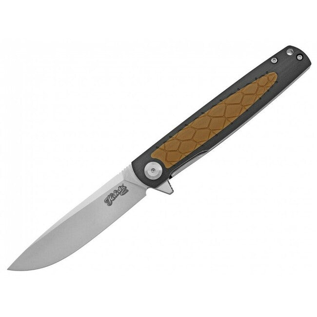 Herbertz G10 D2 žepni nož 9cm, črna/rjava