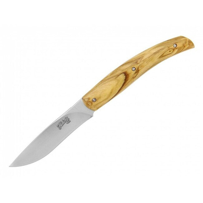 Herbertz Olivenholz žepni nož, 8,5cm, les