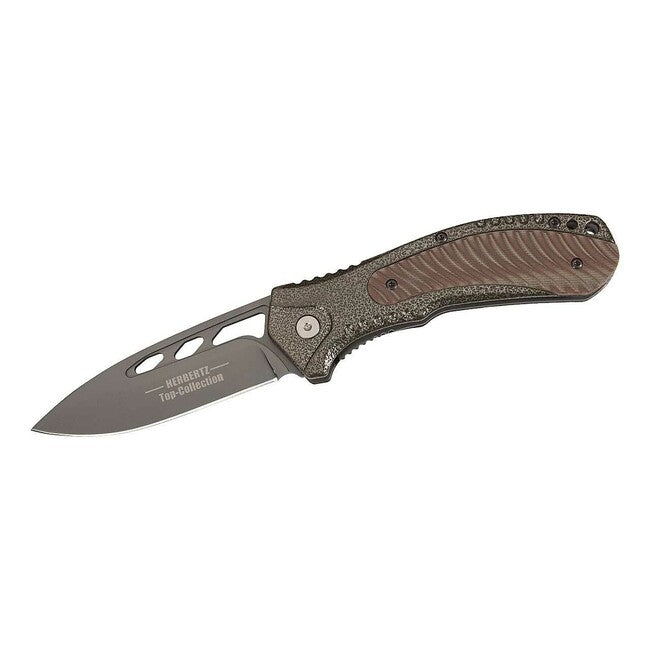 Herbertz TOP-Collection žepni nož 8,7 cm, peščeno-rjava, G10, najlonski tok