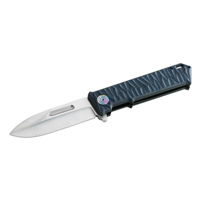 Herbertz TOP-Collection Folding Knife 9cm, Navy Blue, G10, Nylon Sheath