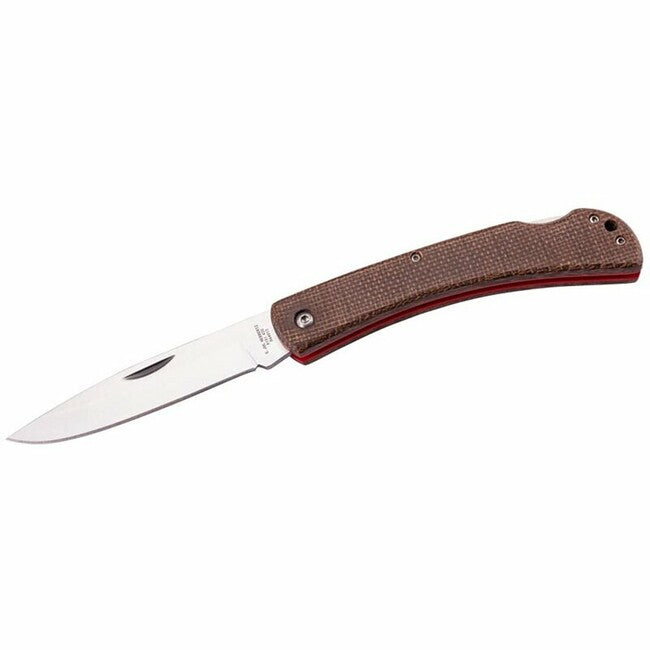 Herbertz žepni nož 10cm, Micarta rjava