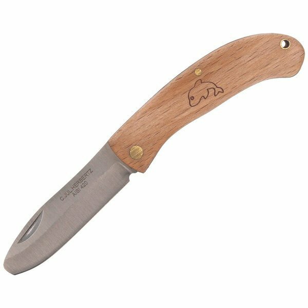 Herbertz žepni nož za otroke, bukovo les, motiv delfinov, 6 cm
