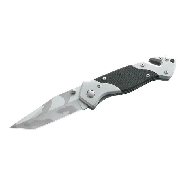 Herbertz žepni reševalni nož, nerjaveče jeklo, črn, G10, 8,6 cm