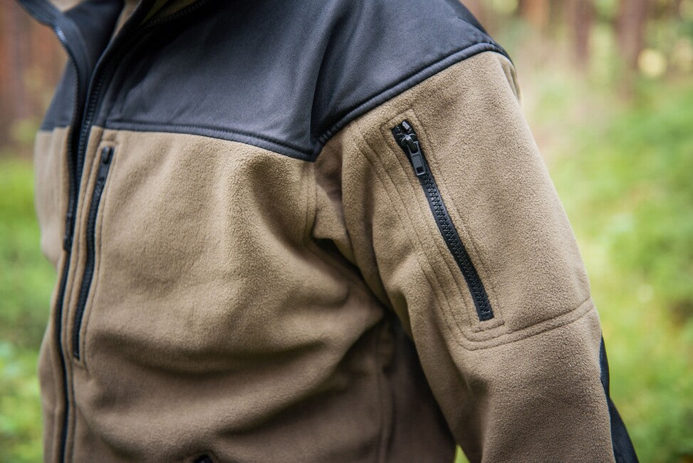 Helikon-Tex Classic Army flisasti okrepljeni softshell jakna, črna