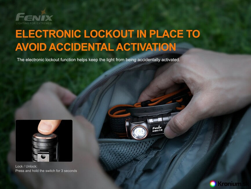 Fenix HM51R Ruby V2.0 čelovka nabíjateľná