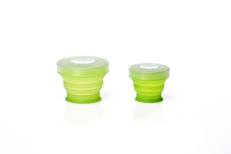 Humangear Go Cup zložljiv potovalni lonček higienski napihljiv GoCup, zelena, 118 ml