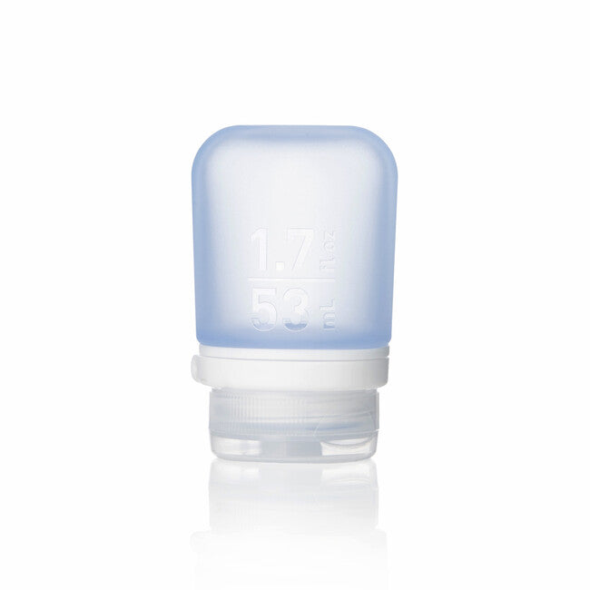 Humangear GoToob+ silikonska potovalna steklenica/posoda 53 ml, modra