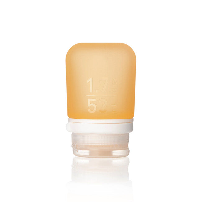 Humangear GoToob+ silikonska potna steklenica/posoda, oranžna, 53 ml