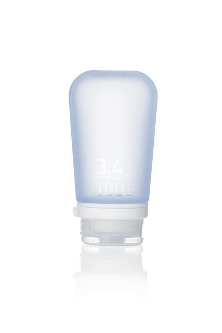 Humangear GoToob+ silikonska posoda za tekočine 100 ml barve, modra
