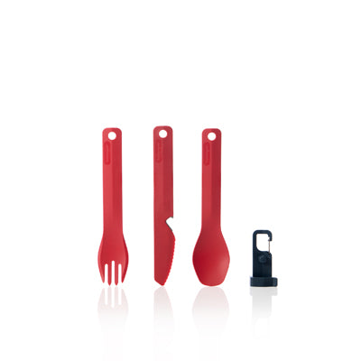 Humangear GoBites BIO pribor K/F/S, rdeč