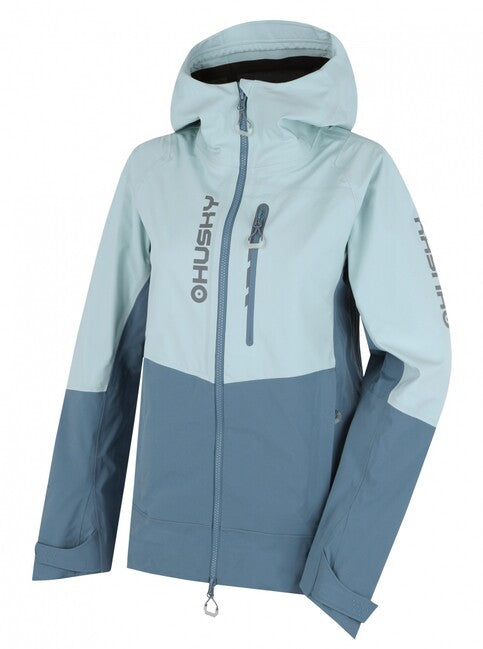 HUSKY Nicco hardshell jakna ženski, mentol/turkizna