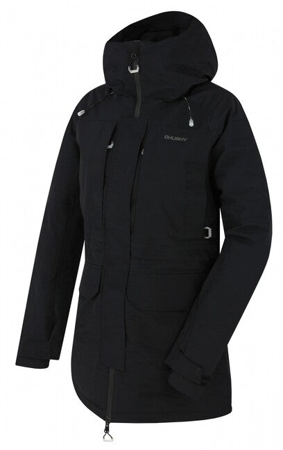 HUSKY Nigalo hardshell jakna ženski, črna