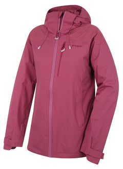 HUSKY Nicker ženska hardshell jakna, temno bordo