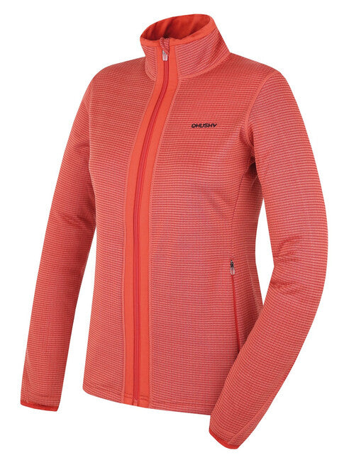 HUSKY Artic Zip women's zip sweatshirt, red