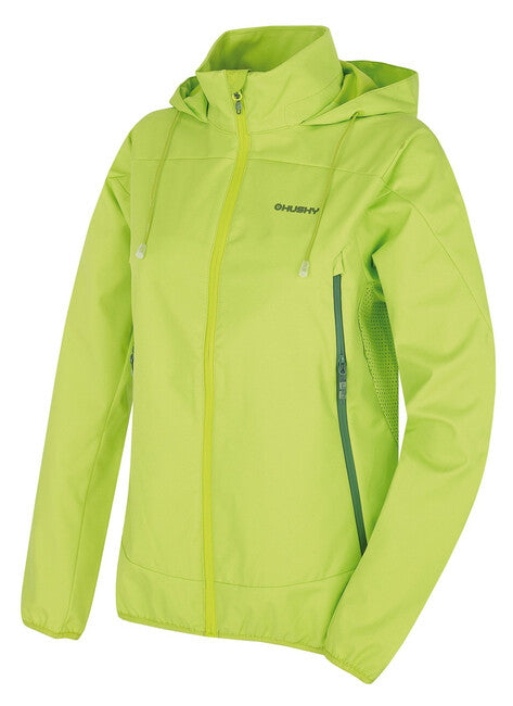 HUSKY Sonny ženska softshell jakna, živo zelena