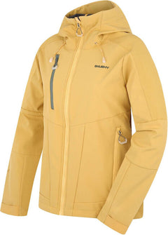 HUSKY Sevan women's softshell jacket, yellow