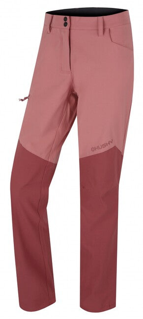HUSKY Kavia hlače softshell ženski, bordo