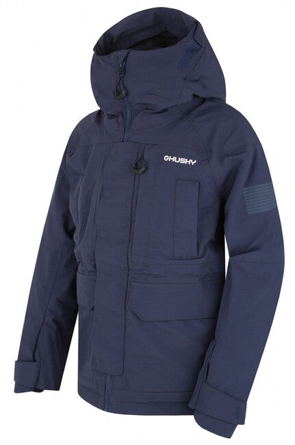 HUSKY Nigalo hardshell softshell jakna otroška, temno modra