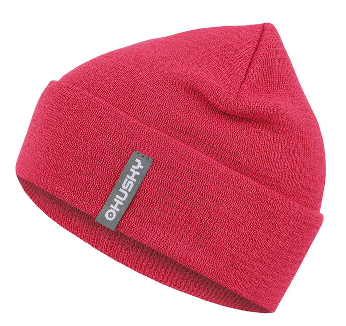 HUSKY Merhat 6 merino kučma otroška, rožnata
