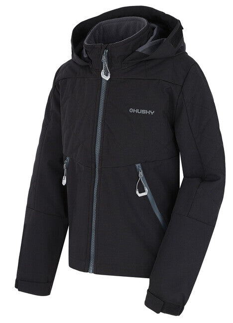 HUSKY Salex K softshell jakna otroška, črna