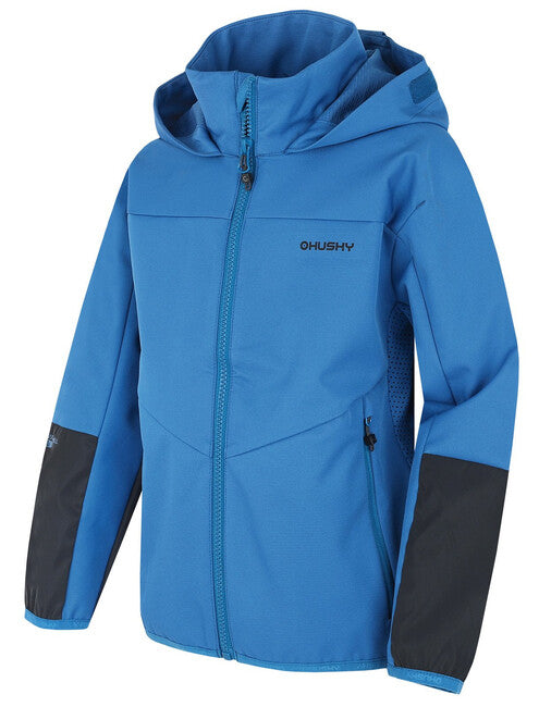 HUSKY Sonny K kids' softshell jacket, blue