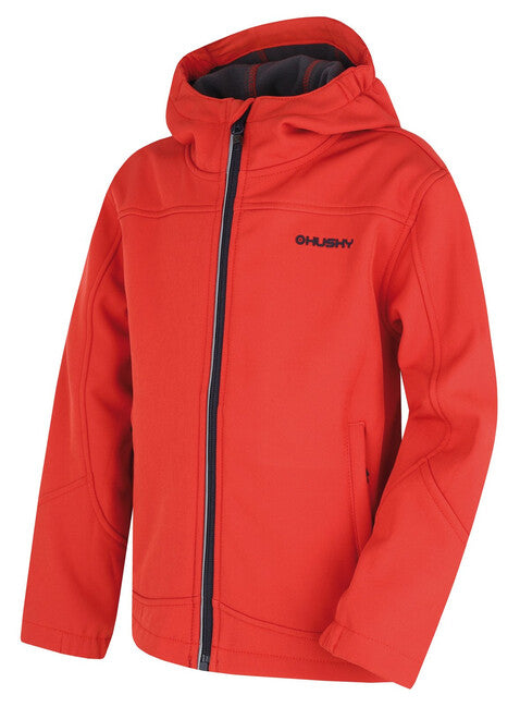 HUSKY Simbo K softshell jakna otroška, rdeča